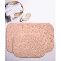 Banyo Paspası İkili Takım - Somon